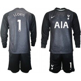 Billige Fotballdrakter Tottenham Hotspur Hugo Lloris 1 Keeper Barn draktsett 2020/21 M004 Langermet